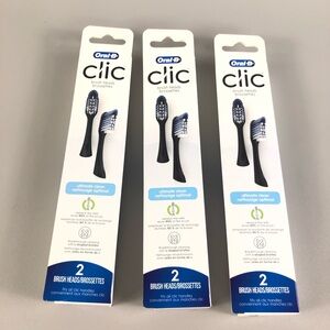 Clic Black Brush Heads 3set